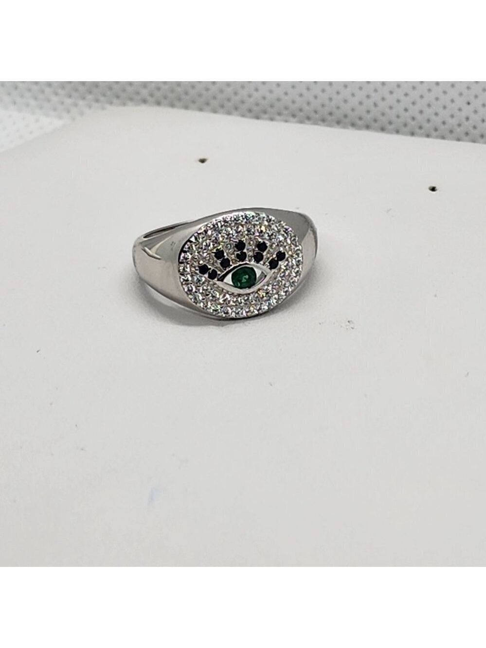 Brand New Sterling Silver 925 Evil Eye Ring - Picture 4 of 6